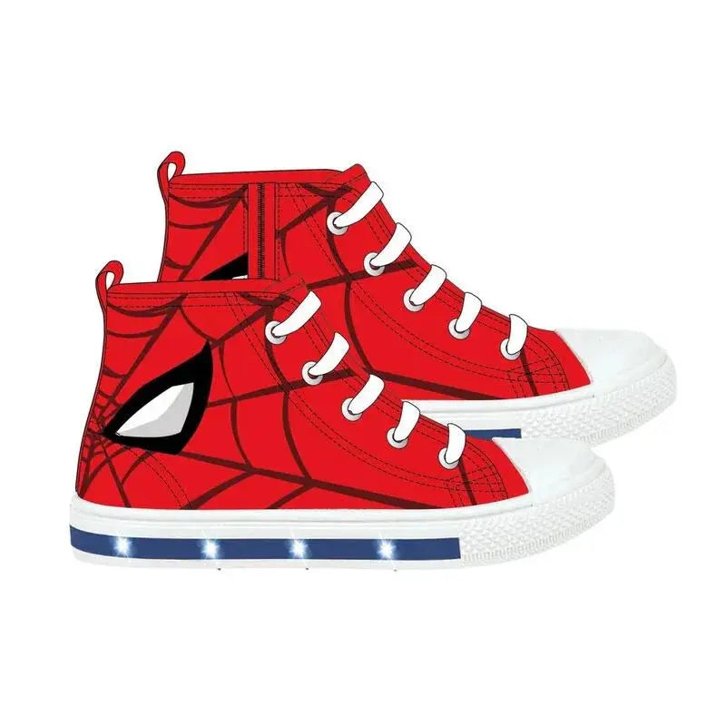 Marvel Spiderman lights canvas slipper Nerdscape