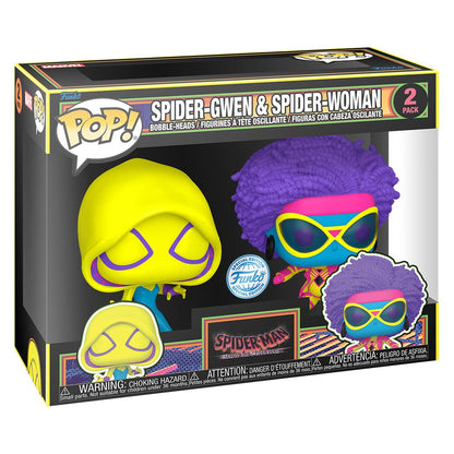 POP pack 2 figures Spider - Man Spider - Gwen & Spider - Woman Exclusive - Nerdscape