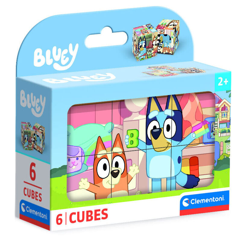 Bluey cube puzzle 6pcs Nerdscape