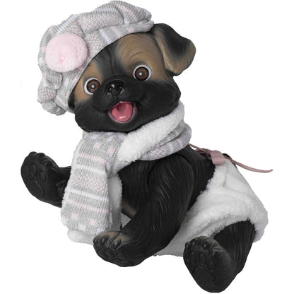 Baby doll reborn puppy nappy and scarf doll Nerdscape