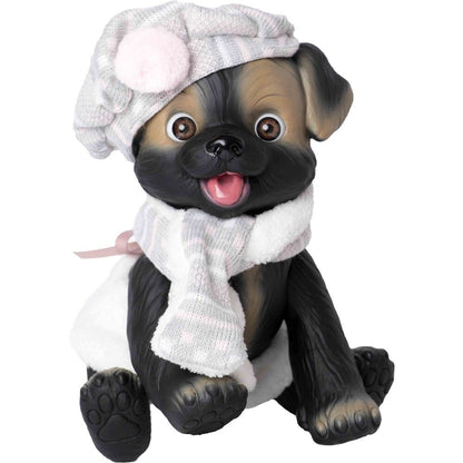 Baby doll reborn puppy nappy and scarf doll Nerdscape