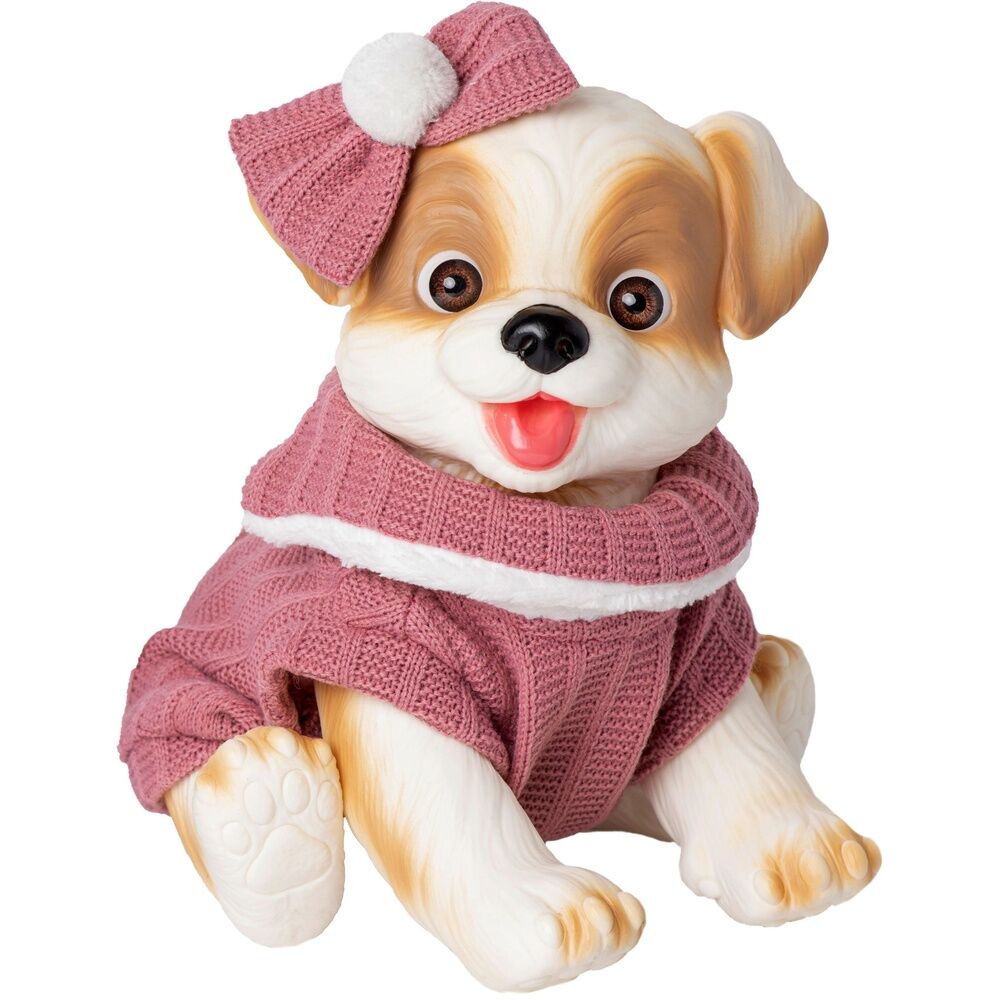Baby doll reborn puppy romper and bow doll Nerdscape