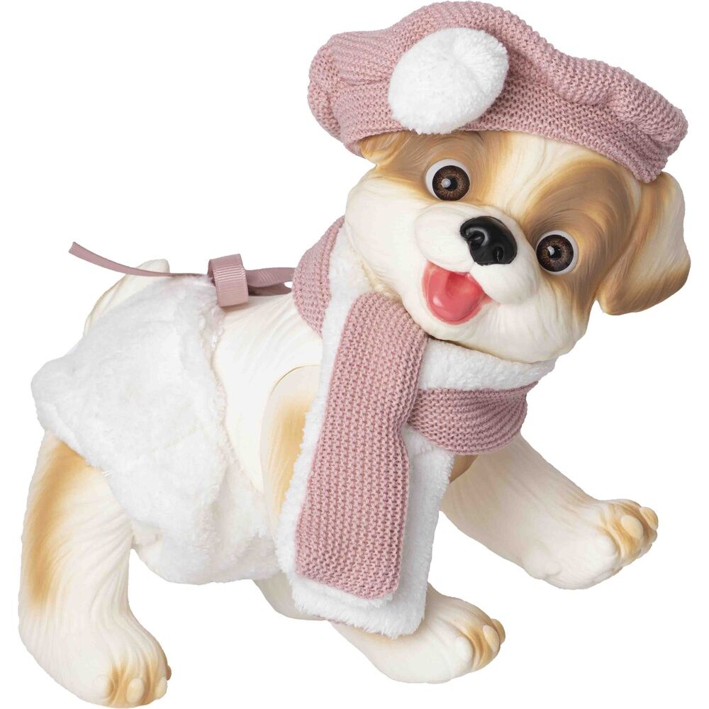 Baby doll reborn puppy scarf and hat doll Nerdscape