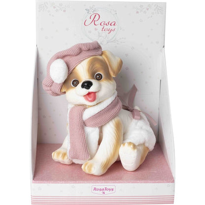 Baby doll reborn puppy scarf and hat doll Nerdscape