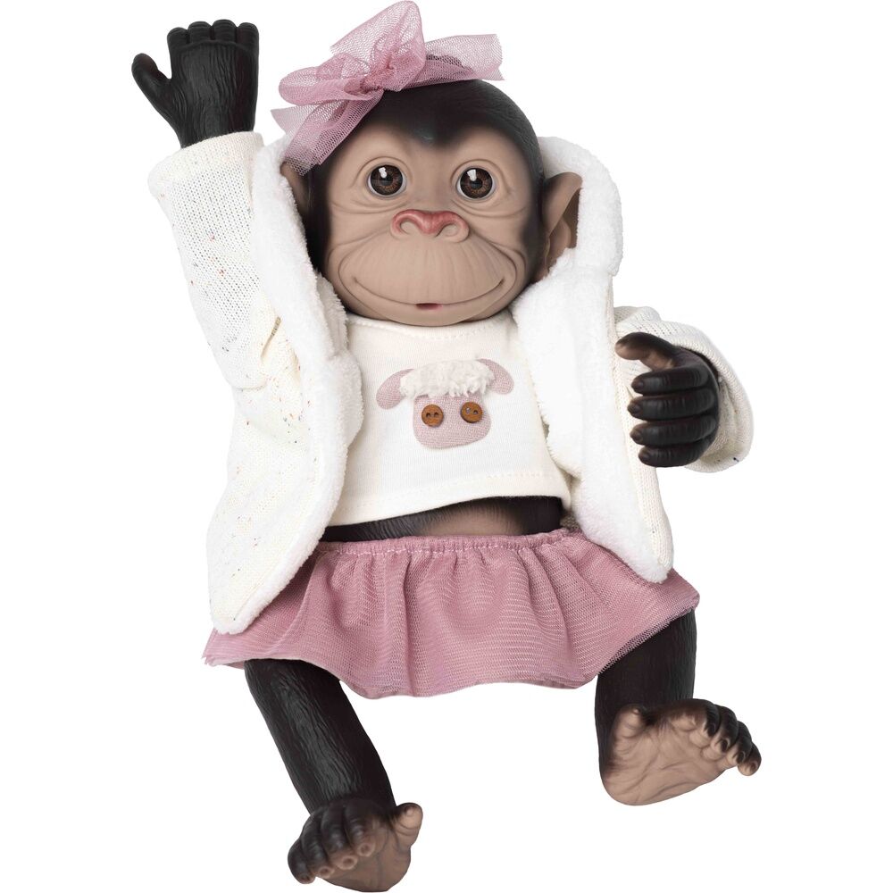 Baby doll reborn monkey  hood and skirt Nerdscape