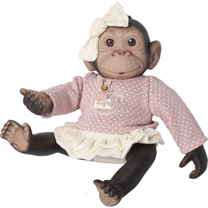 Baby doll reborn monkey jumper and skirt Nerdscape