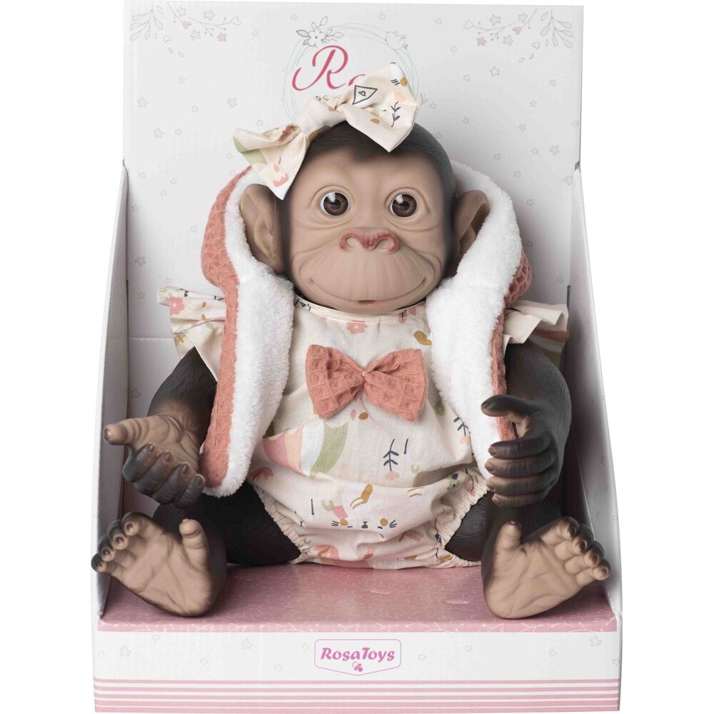 Baby doll reborn monkey romper and waistcoat Nerdscape