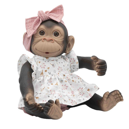 Baby doll reborn monkey pink dress Nerdscape