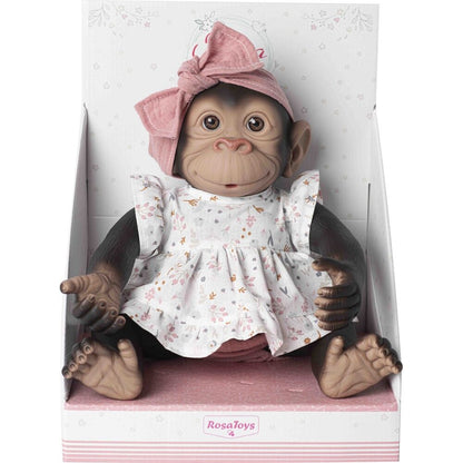 Baby doll reborn monkey pink dress Nerdscape