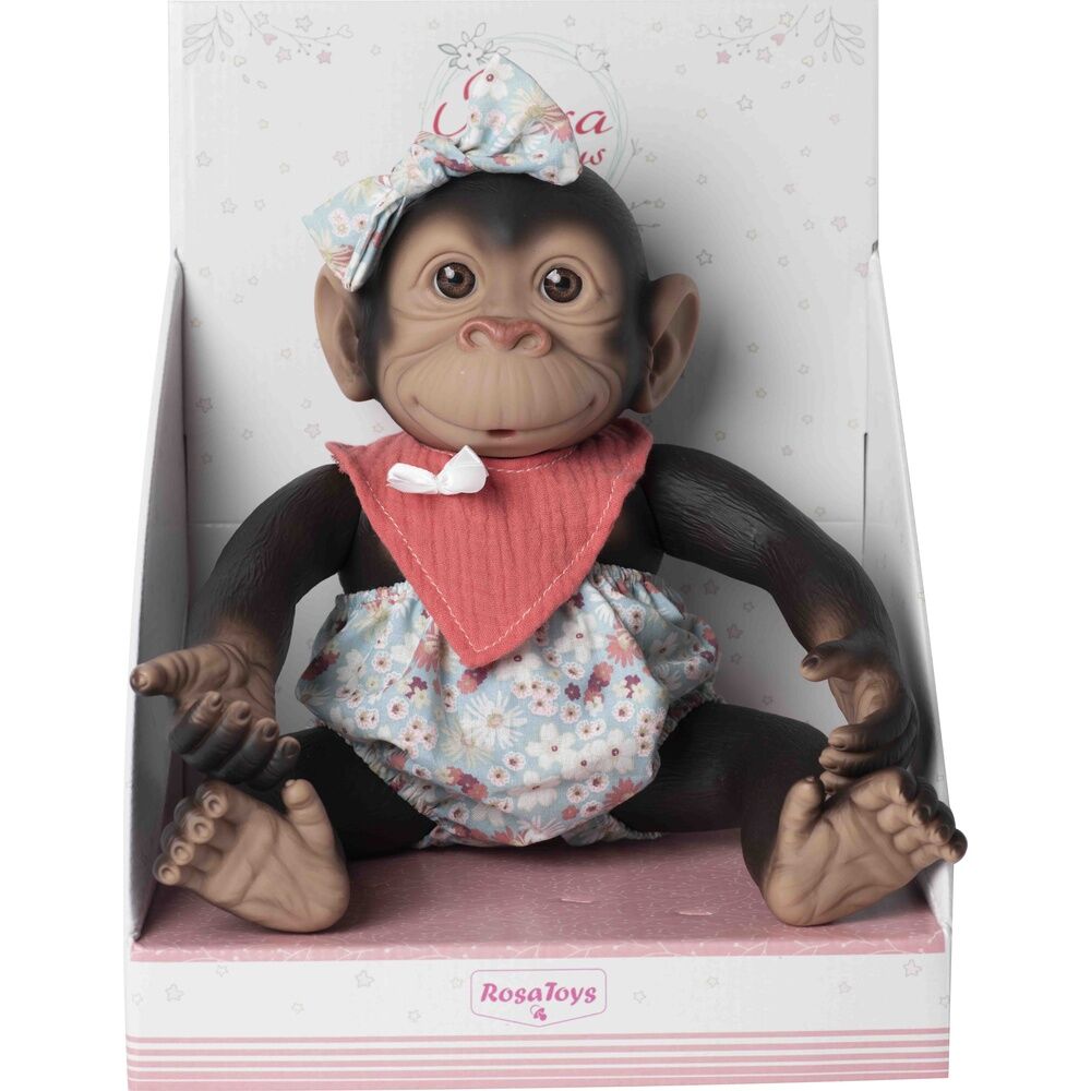 Baby doll reborn monkey orange pololo and bib Nerdscape