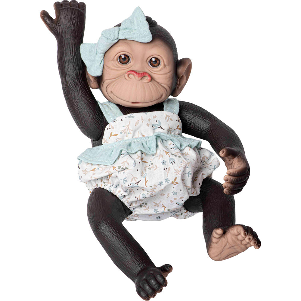 Baby doll reborn monkey green onesie Nerdscape