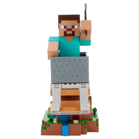 Minecraft Steve clamping bracket Cable guy 20cm Nerdscape