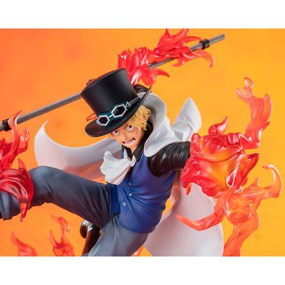 Figuarts Zero Sabo One Piece Fire Extra Battle Figura da Collezione 19cm - Nerdscape Nerdscape