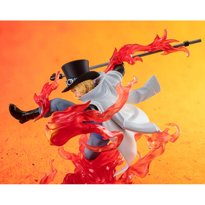 Figuarts Zero Sabo One Piece Fire Extra Battle Figura da Collezione 19cm - Nerdscape Nerdscape