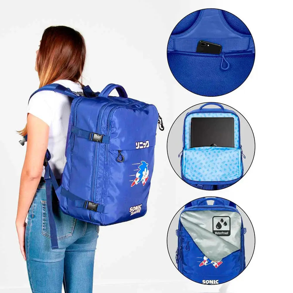 Sonic the Hedgehog backpack 40cm Nerdscape