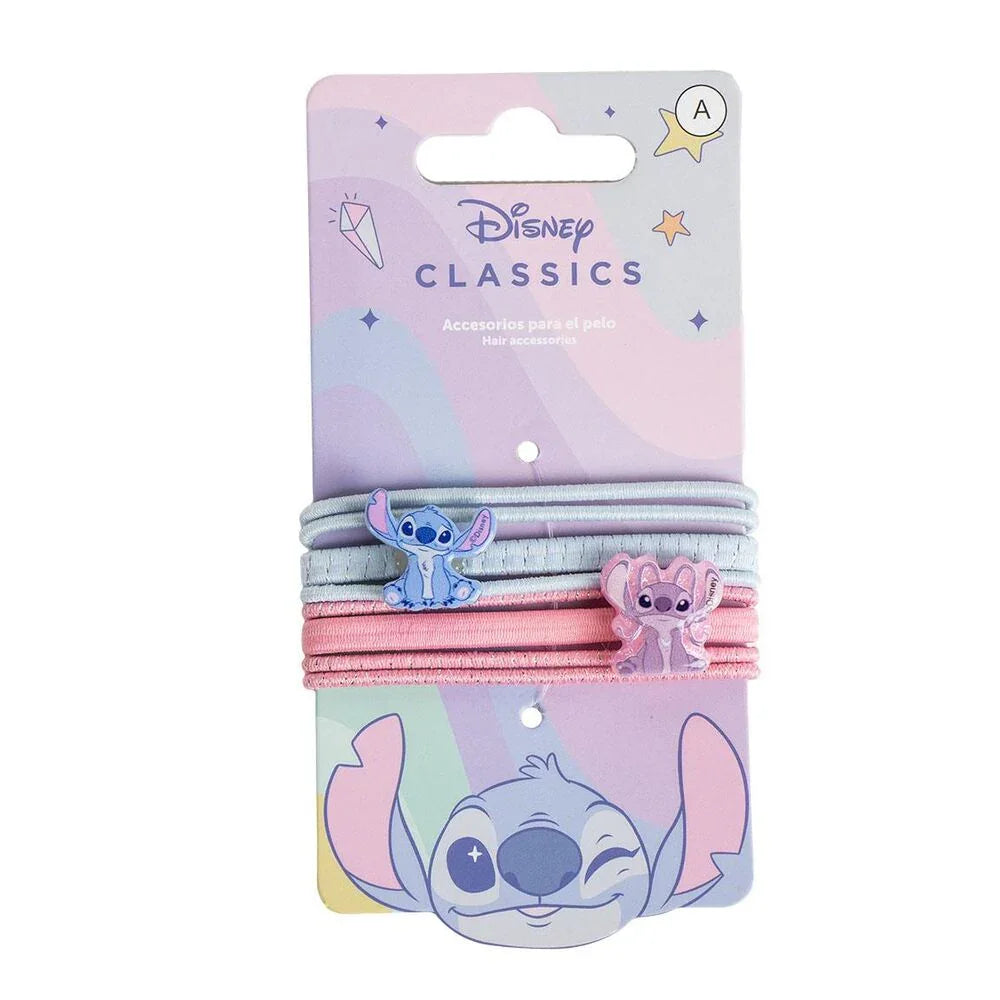 Disney Angel & Stitch set 8 scrunchies Nerdscape