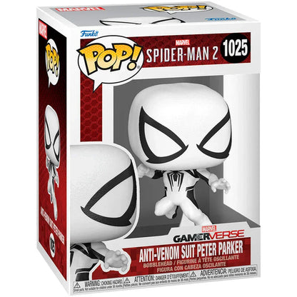 POP figure Marvel Spider-Man 2 Anti-Venom Suit Peter Parker Nerdscape
