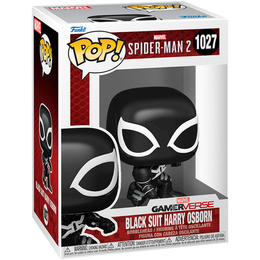 Funko Pop! Marvel Spider-Man 2 Harry Osborn Black Suit - Figura da Collezione Vinyl