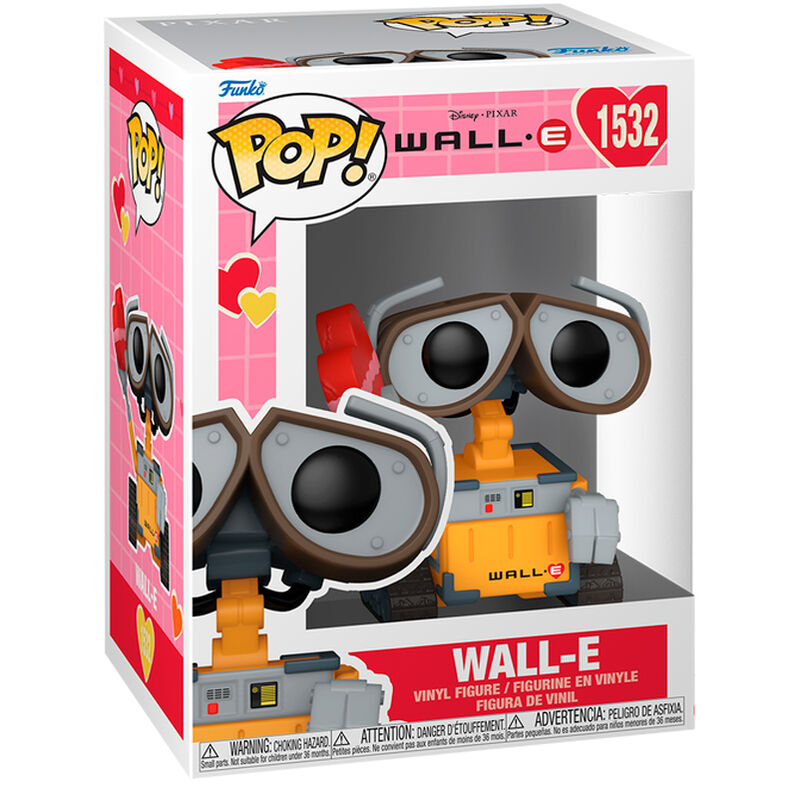 Figurine POP Disney Pixar Wall-E - Wall-E Saint-Valentin