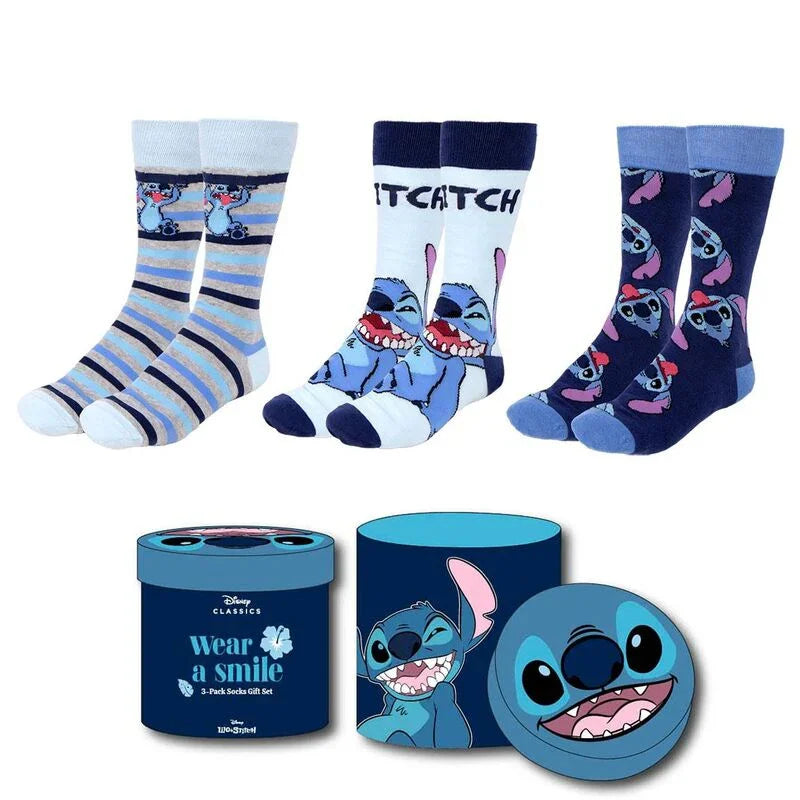 Disney Stitch Pack 3 Calzini Adulto - Nerdscape Nerdscape
