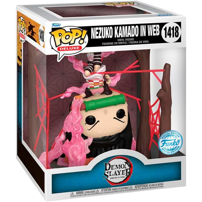Funko Pop! Demon Slayer Kimetsu no Yaiba Nezuko Kamado - Figura da Collezione Vinyl Web Exclusive Nerdscape