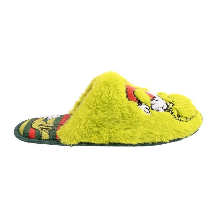 Grinch adult slippers Nerdscape