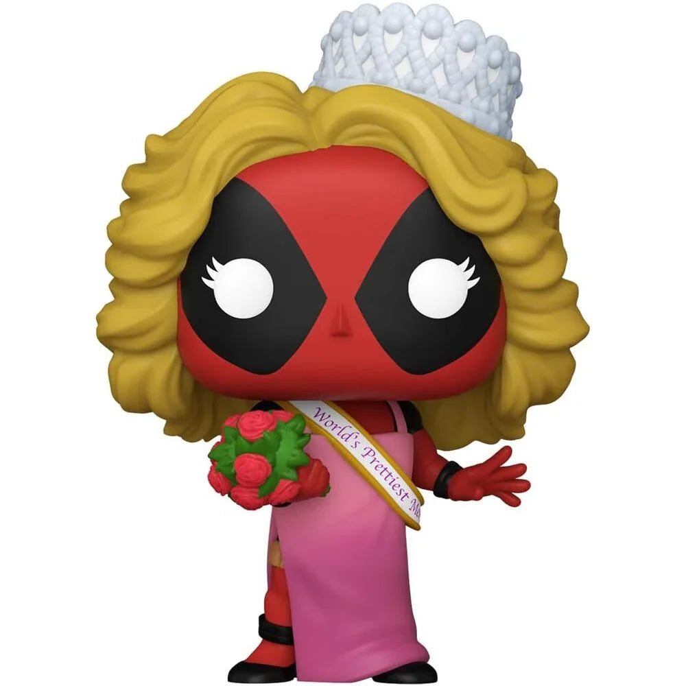 Funko Pop! Marvel Deadpool - Deadpool Beauty Pageant - Figura da Collezione Vinyl Nerdscape