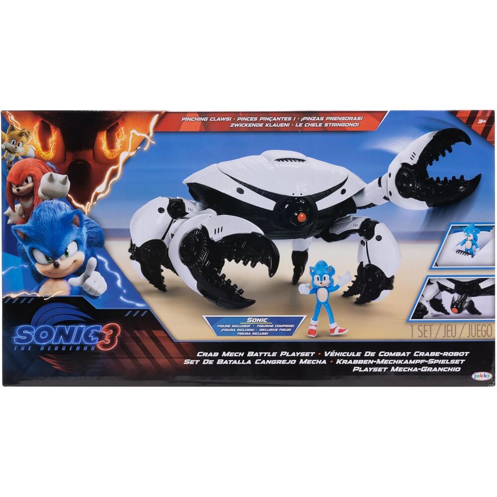 Sonic 3 Crab Mech Battle playset Nerdscape