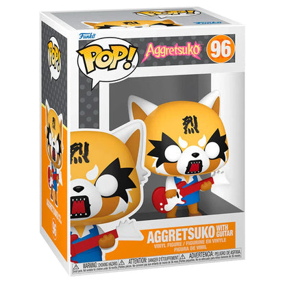 Funko Pop! Aggretsuko Aggretsuko con Chitarra - Figura da Collezione Vinyl Nerdscape