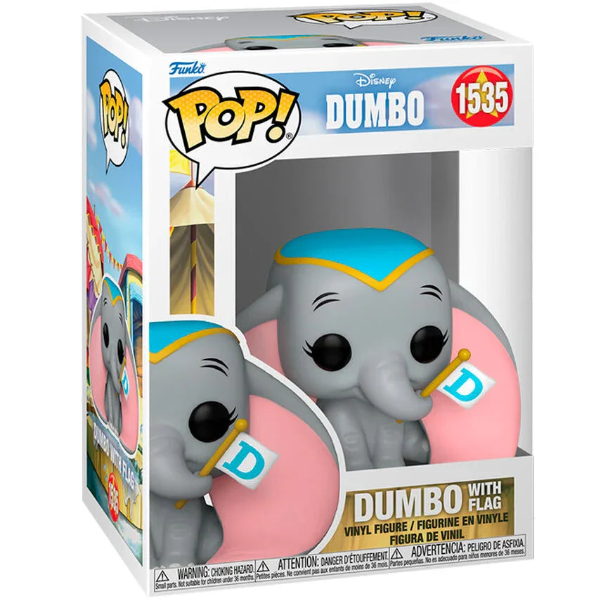 Funko Pop! Disney Dumbo - Dumbo con Bandiera - Figura da Collezione Vinyl Nerdscape