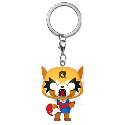 Pocket POP Keychain Aggretsuko - Aggretsuko with Guitar Nerdscape