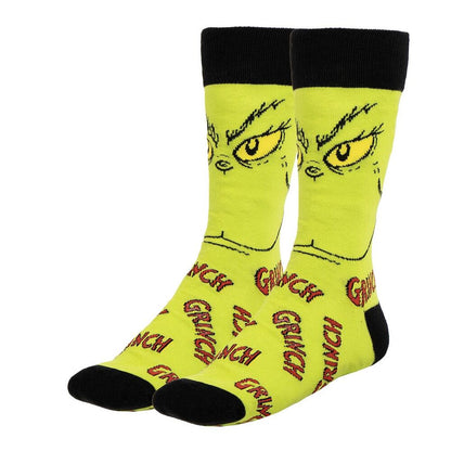 Grinch pack 3 adult socks Nerdscape