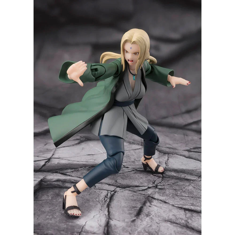 S.H. Figuarts Tsunade Naruto Shippuden - Figura da Collezione 14cm - Nerdscape Nerdscape