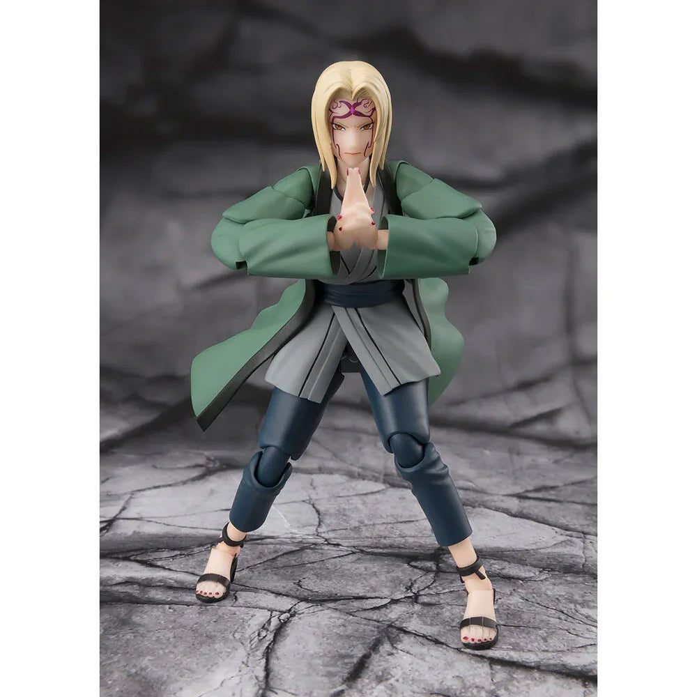 S.H. Figuarts Tsunade Naruto Shippuden - Figura da Collezione 14cm - Nerdscape Nerdscape