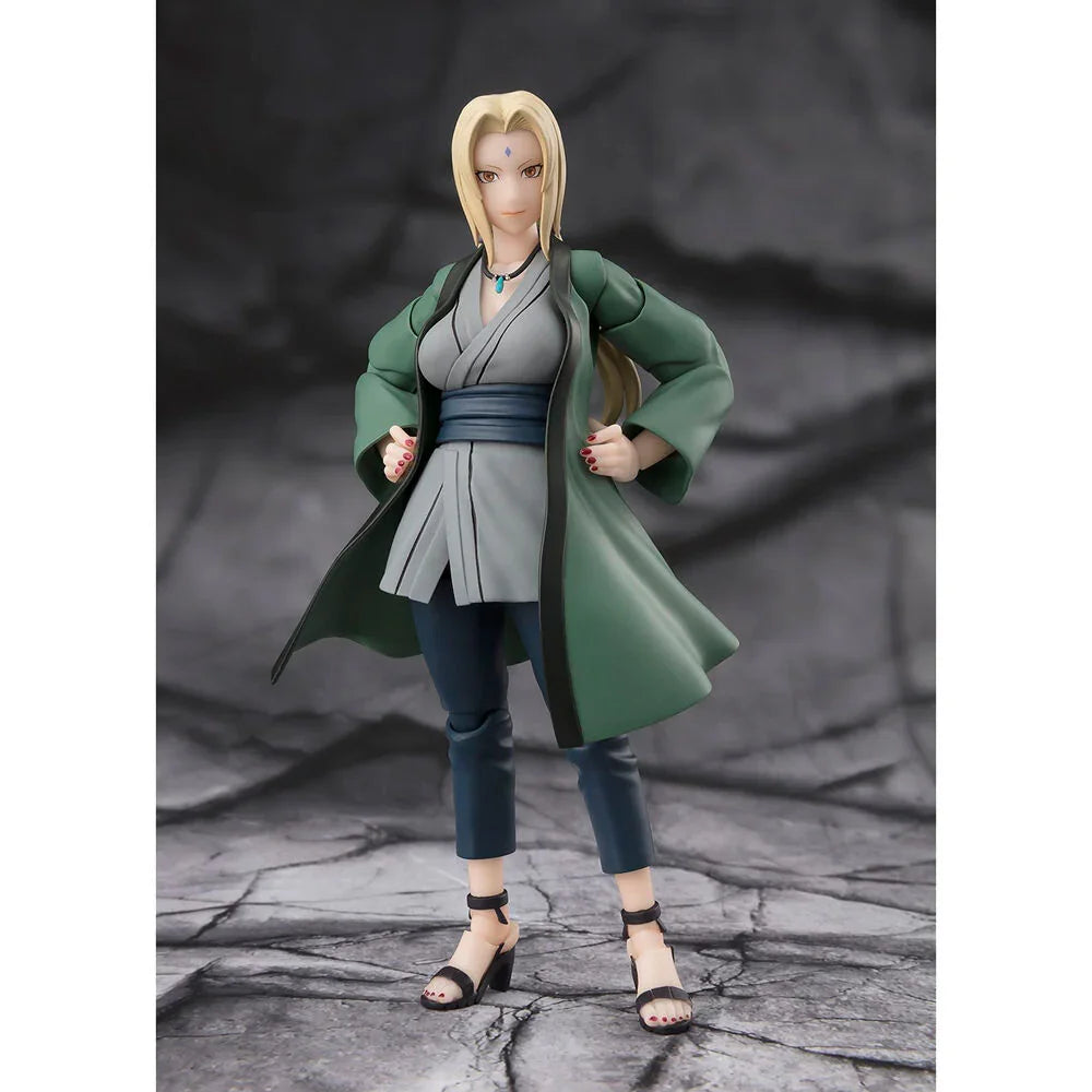 S.H. Figuarts Tsunade Naruto Shippuden - Figura da Collezione 14cm - Nerdscape Nerdscape