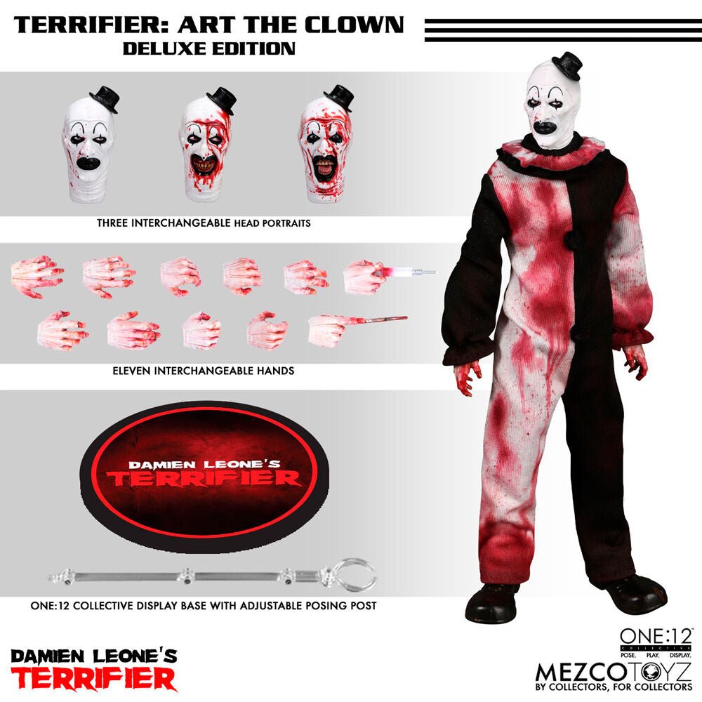 Terrifier One:12 Art the Clown figure 18cm - Nerdscape