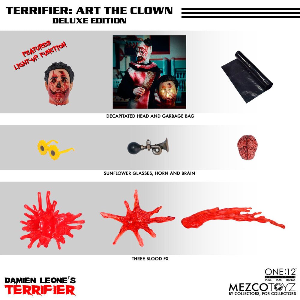 Terrifier One:12 Art the Clown figure 18cm - Nerdscape