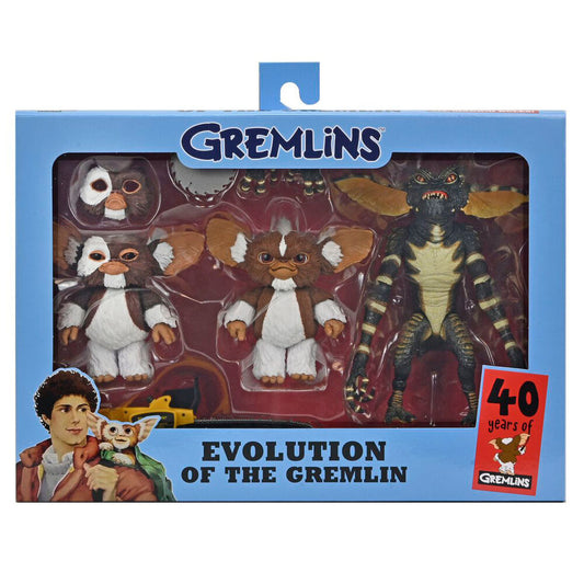 Gremlins - Évolution du Gremlin - Coffret 40e anniversaire - 3 figurines de 18 cm