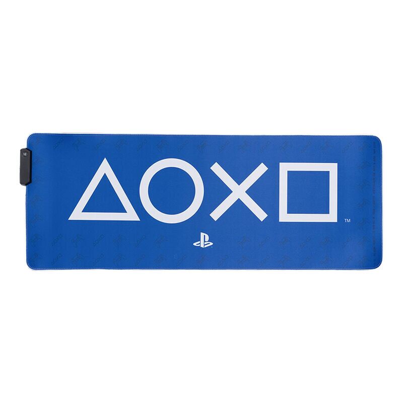 PlayStation gaming light desk mat Nerdscape