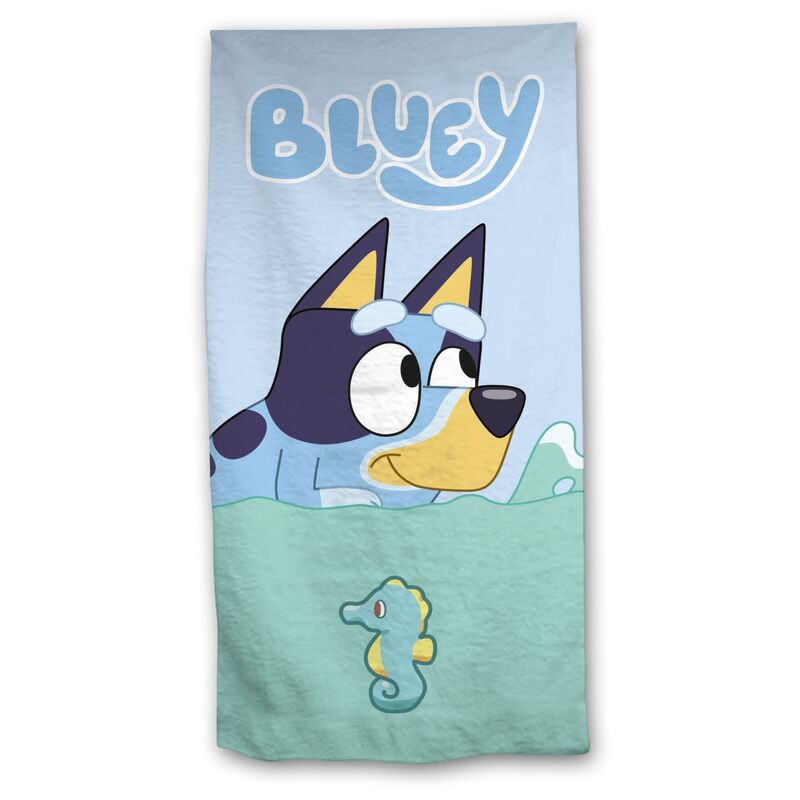 Bluey microfibre beach towel Nerdscape