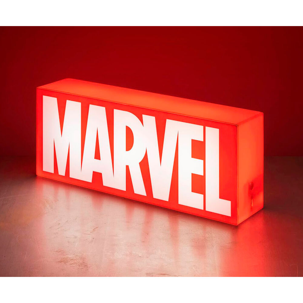 Marvel logo lamp