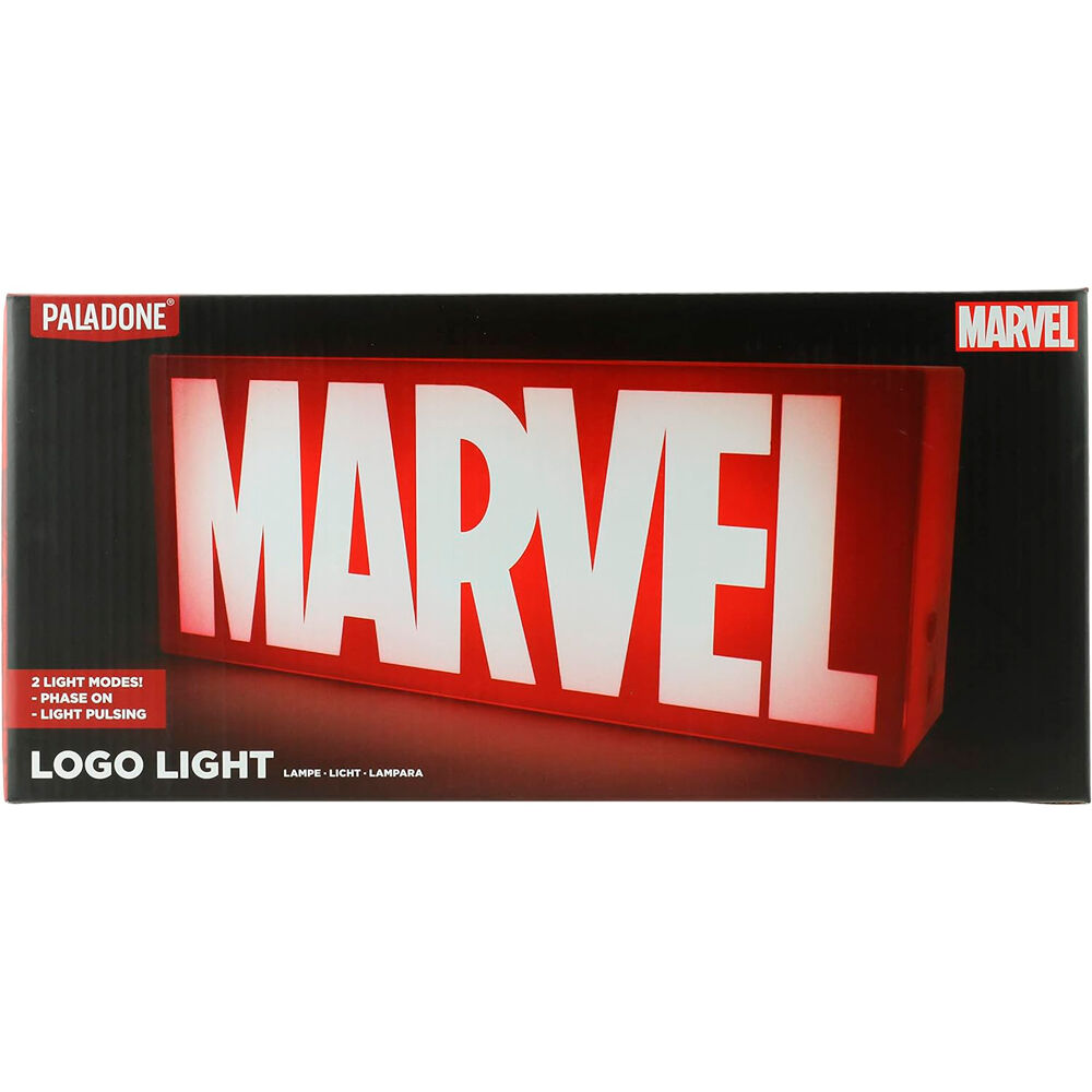 Marvel logo lamp
