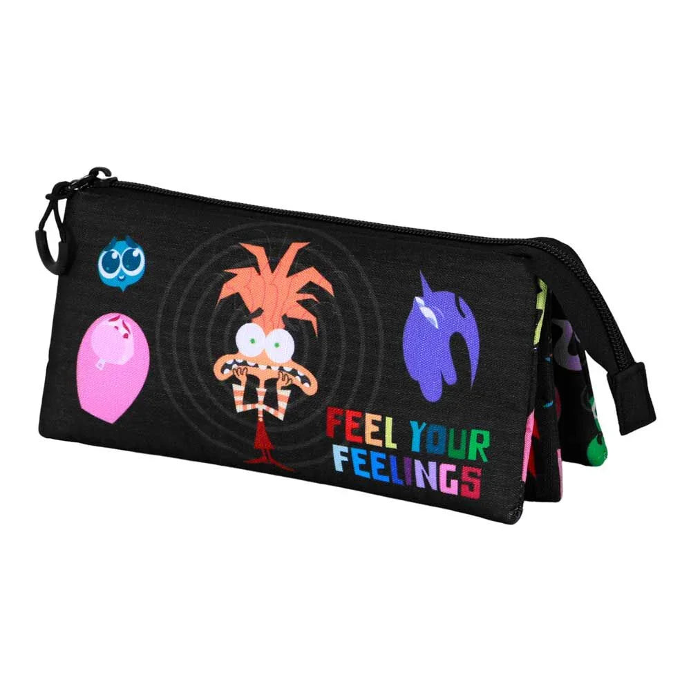 Disney Pixar Inside Out 2 triple pencil case Nerdscape