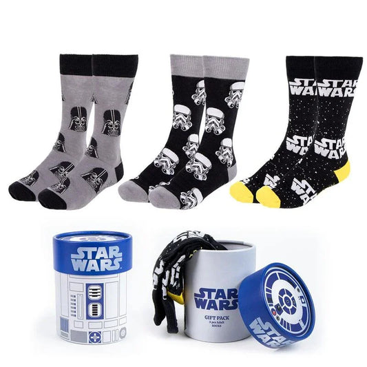Star Wars pack 3 assorted adult socks