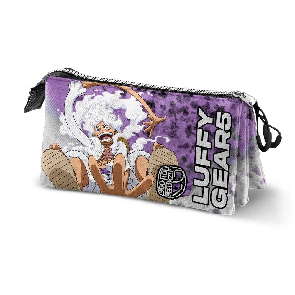 One Piece Luffy Gear 5 triple pencil case Nerdscape