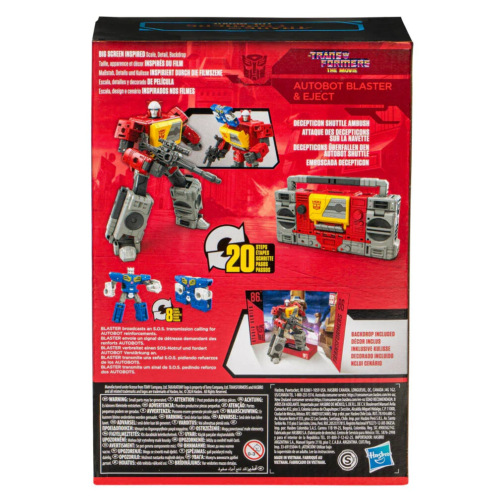 Transformers Autobot Blaster Voyager Class Studio Series - Figura da Collezione Nerdscape Nerdscape