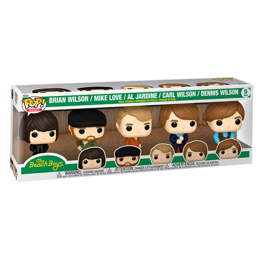 Funko Pop! The Beach Boys 5 Pack - Figura da Collezione Vinyl Nerdscape