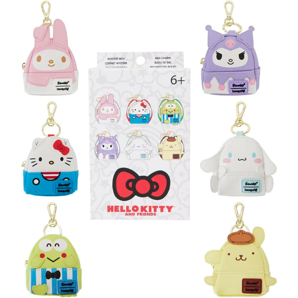 Loungefly Hello Kitty mini backpack keychain mystery box Nerdscape