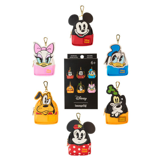 Porte-clés mini sac à dos mystère Loungefly Disney Mickey et ses amis