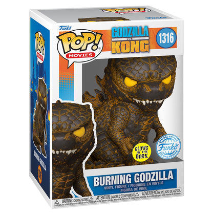 Funko Pop! Godzilla Vs Kong Burning Godzilla - Figura da Collezione Vinyl Nerdscape